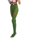 Maria La Rosa Lycra Tights In Emerald In Green
