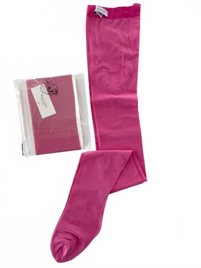 Maria La Rosa Lycra Tights In Fuschia In Pink