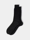 Maria La Rosa Men's Ribbed Wool-blend Socks One Size