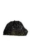 Maria La Rosa Mini Game Sequin Clutch Bag In Black