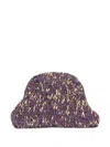 Maria La Rosa Mini Game Woven Clutch Bag