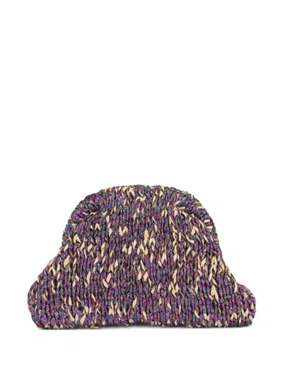 Maria La Rosa Mini Game Woven Clutch Bag