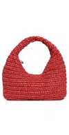 Maria La Rosa Nana Solid Bag Red In Red