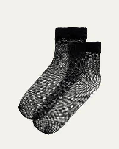 Maria La Rosa Net Ankle Socks