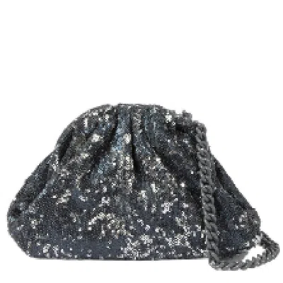 MARIA LA ROSA MARIA LA ROSA PAILLETTES SEQUIN FABRIC MINI GAME BAG