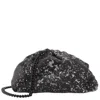 Maria La Rosa Sequins Game Clutch Bag In Black