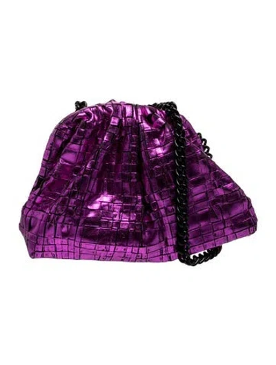 Pre-owned Maria La Rosa Shoulder Bag In Purple
