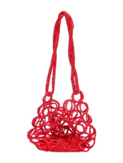 Pre-owned Maria La Rosa Shoulder Bag In Red