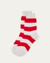 Maria La Rosa Striped Mid-calf Socks