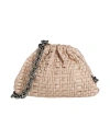 Maria La Rosa Woman Cross-body Bag Beige Size - Polyester