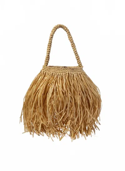 Maria La Rosa Women's Apache Bucket Bag In Natural In Brown