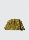 Maria La Rosa Women's Melange Game Crochet Clutch In Lime In Green