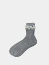 Maria La Rosa Women's Miami Cashmere Socks One Size In Gray