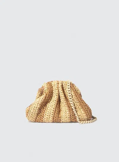 Maria La Rosa Women's Mini Game Crochet Cromo Clutch In Natural In White
