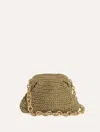 Maria La Rosa Women's Mini Game Crochet Metallic Clutches In Gold In Gold