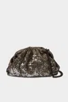 Maria La Rosa Women's Paillettes Game Clutch In Dark Brown In Brown