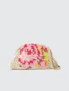 Maria La Rosa Women's Rose Crochet Game Purse In Ecru In Neutral