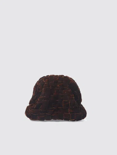 Maria La Rosa Women's Velvet Mini Game Bag In Brown