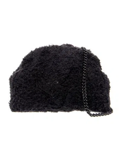 Pre-owned Maria La Rosa Wool Evening Bag In Black