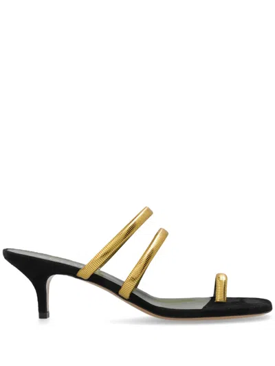 MARIA LUCA 60MM LEATHER SANDALS