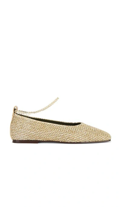 Maria Luca Augusta Ballet Flat In Neutral