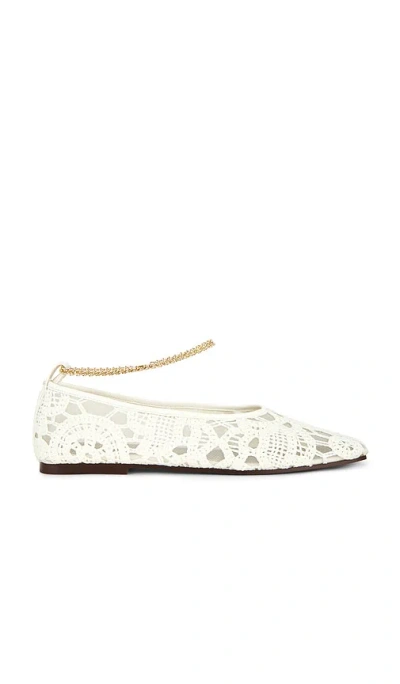 Maria Luca Augusta Ballet Flat In White