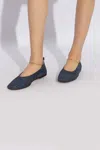 Maria Luca Augusta Denim Ballerina Shoes In Blue