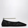 Maria Luca Leather Ballerina Shoes In Black