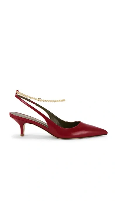 Maria Luca Felicia Slingback Heel In Burgundy