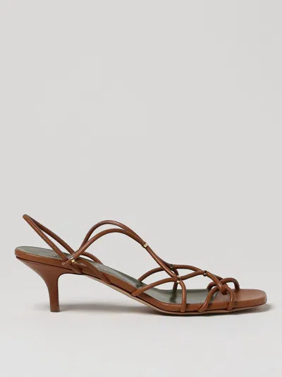 Maria Luca Heeled Sandals  Woman Colour Burnt