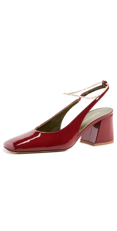 Maria Luca Ilaria Slingback Pumps Medium Red In Medium Red