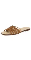 Maria Luca Maddalena Capri Sandals Tan In Tan