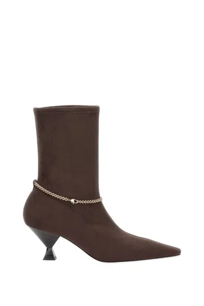 Maria Luca Nausica Stretch Boot In Brown
