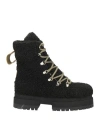 Maria Luca Woman Ankle Boots Black Size 8 Leather, Textile Fibers