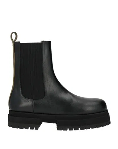 Maria Luca Woman Ankle Boots Black Size 9 Calfskin