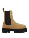 Maria Luca Woman Ankle Boots Mustard Size 7 Leather