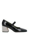 Maria Luca Woman Pumps Black Size 11.5 Leather