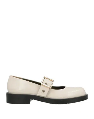 Maria Luca Woman Pumps Ivory Size 8 Calfskin In White
