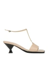 Maria Luca Woman Sandals Blush Size 11 Soft Leather In Pink