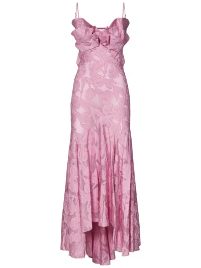 Maria Lucia Hohan Klair Midi Dress In Rosa
