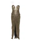 Maria Lucia Hohan Alessandra Maxi Dress In Gold
