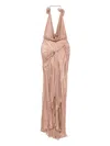 Maria Lucia Hohan Hohan Draped Dress In Pink