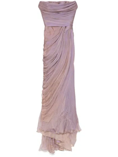 Maria Lucia Hohan Amal Gown In Purple