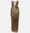 Maria Lucia Hohan Amisha Cutout Silk Tulle Corset Gown