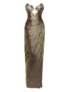 Maria Lucia Hohan Amisha Gown In Brown