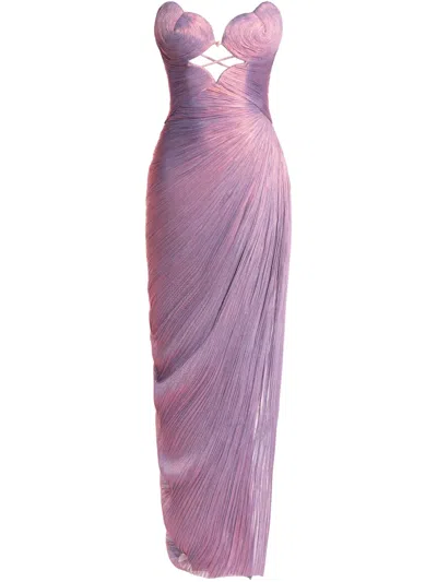 Maria Lucia Hohan Amisha Midi Dress In Purple