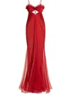 Maria Lucia Hohan Ariadne Maxi Dress In Red