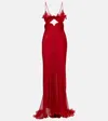 Maria Lucia Hohan Ariadne Cutout Lace-trimmed Gown