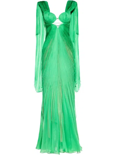 Maria Lucia Hohan Cassandra Dress In Green