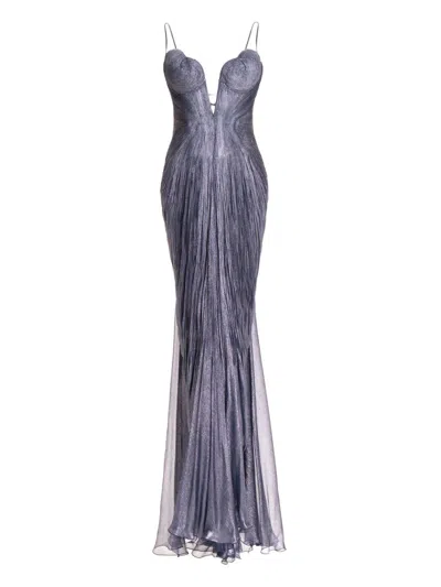 Maria Lucia Hohan Cecilia Gown In Gray